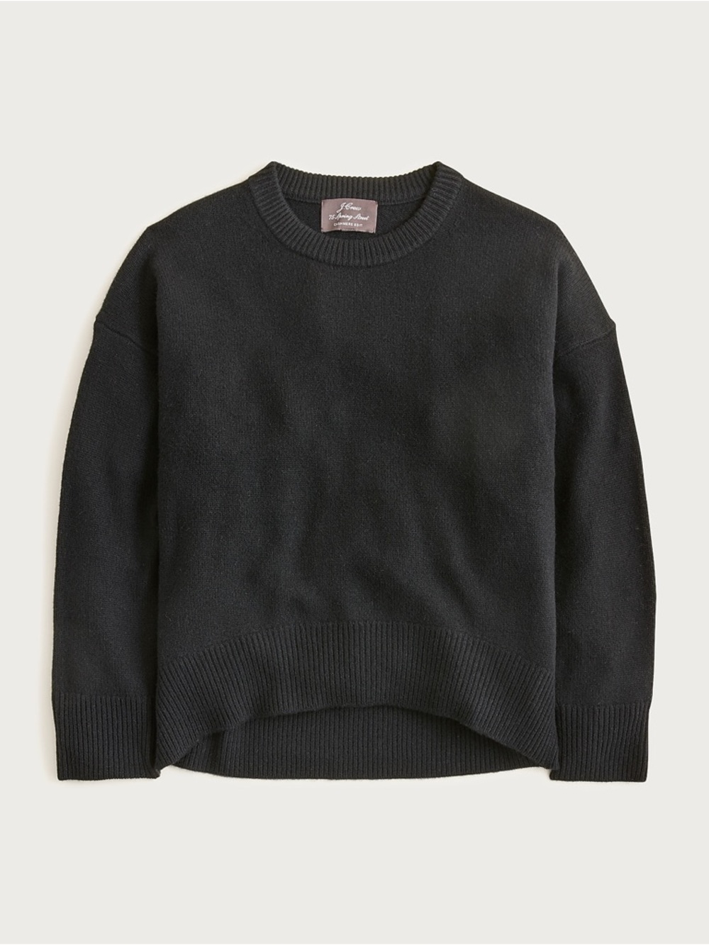 JCrew Spring Street Cashmere LuxeWeight Crewneck Sweater XS Oversized $328 CO588